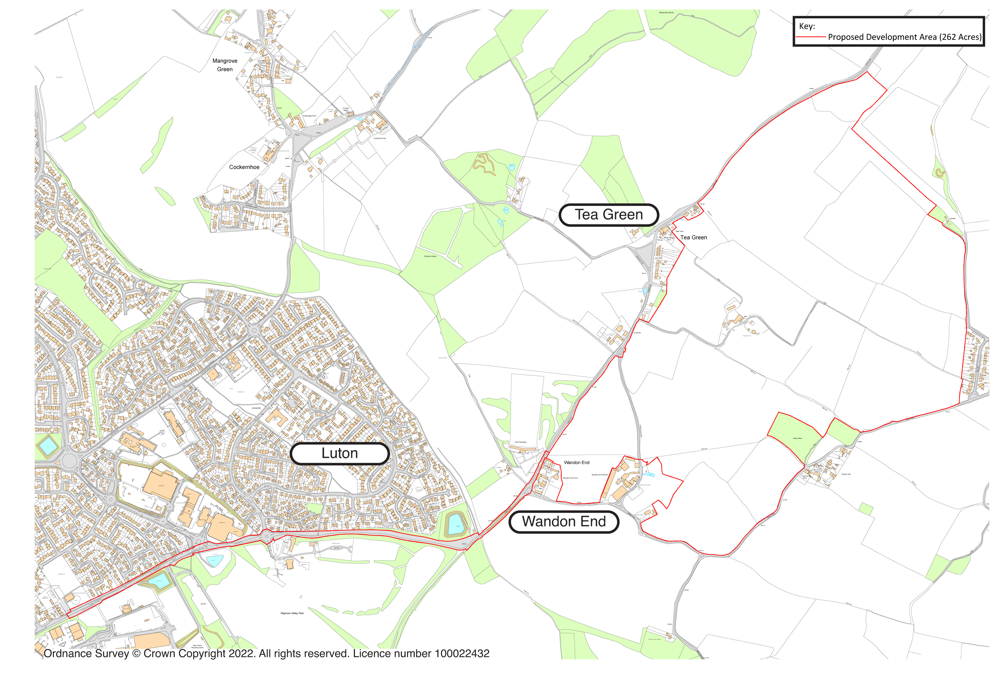 Wandon End Map 